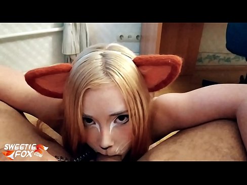 ❤️ Kitsune vale Dick ak kom nan bouch li Videyo sèks nan nou ❌️